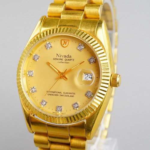 Nivada vintage date quartz - nivada,