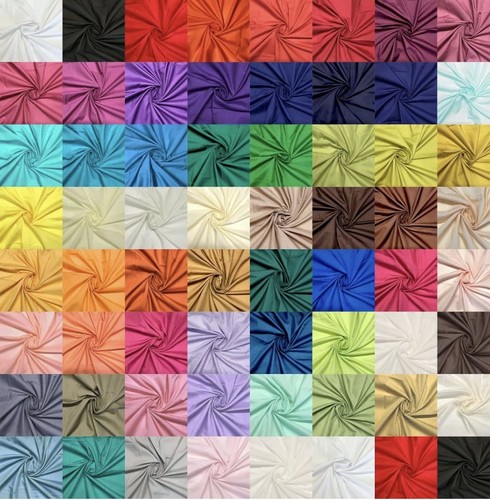 Plain polycotton fabric - plain,