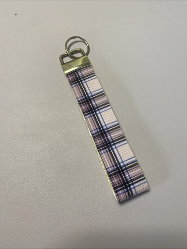 Handmade purple tartan print - purple,