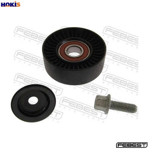 Tensioner pulley vribbed - tensioner,