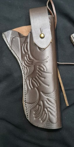 Western cowboy leather holster - cowboy,