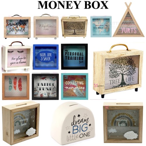 Money box savings bank - bank, coin