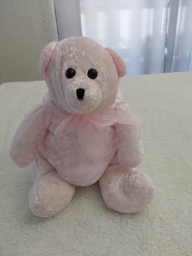 Pink teddy bear stuffed - stuffed, animal