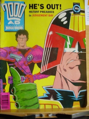 Judge dredd comic - ad, aug