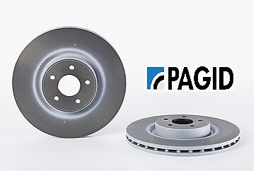 Pagid front brake disc - oe,