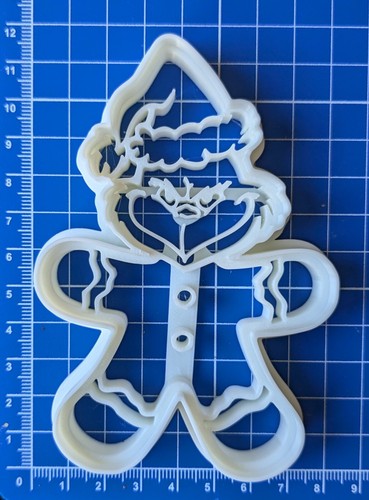 Grinch gingerbread man cookie - grinch,
