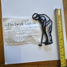 Golfer Patchwork Cutter Cake Decorating Sugarcraft
