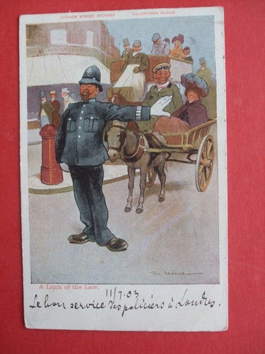 1903 tom browne comic traffic - tom,