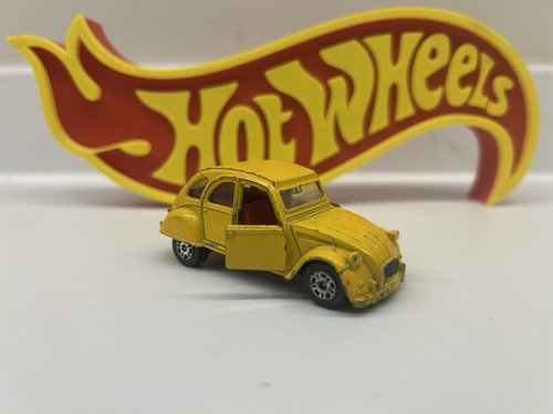 Corgi citroen 2cv yellow - corgi,