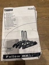 Thule Tow Bar Bike Carrier Compatible with 3 Bikes 9403