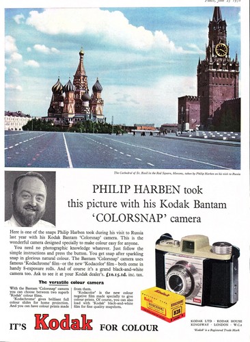 Original 1958 advert for kodak - original,
