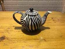 Paul Cardew Zebra Pattern Teapot Grevy's Zebra Eqqus Grevyi Designed in England
