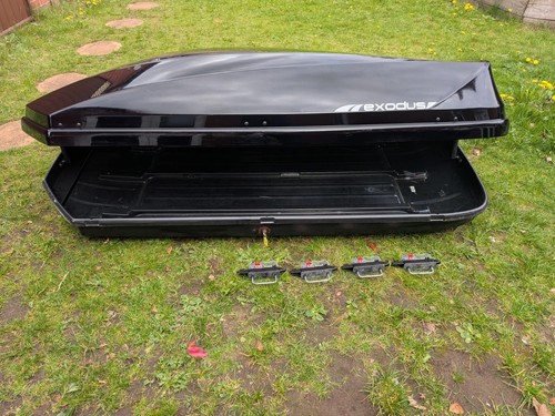 Exodus roof box black 580 - black,
