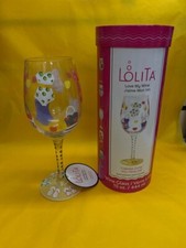 Lolita Love my wine 'cabana cutie' glass