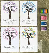 Baby Shower Fingerprint Tree -