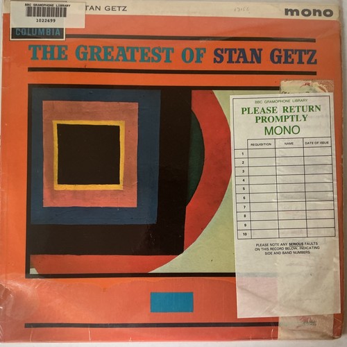 The greatest stan getz ex - of,