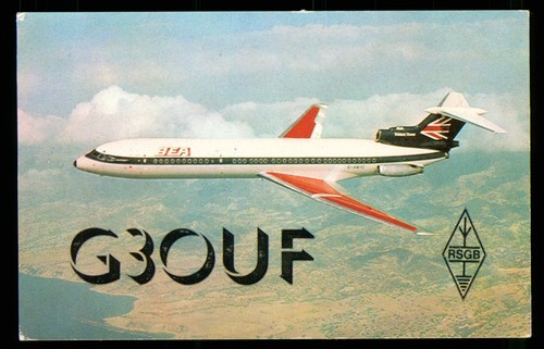 Qsl radio card g3ouf a - g3ouf, d