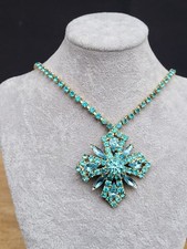 Vintage Aqua Blue Glass