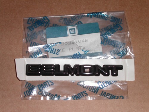 Astra belmont rear end badge - belmont,