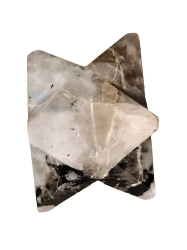 Rainbow moonstone merkaba - moonstone,