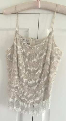 Laurence kazar beaded fringe - beaded,