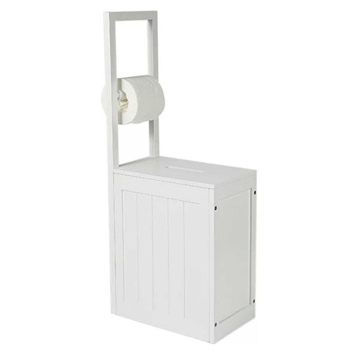 Wooden toilet roll holder - wooden,