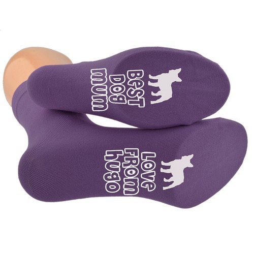 Best dog mum - dog, socks