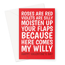 Rude Valentine's Day Card For
