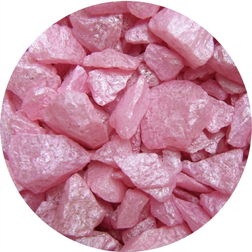 Decorative pink quartz glass - pink,