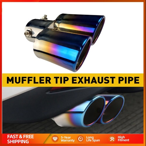 Dual exhaust pipe tail throat - exhaust,
