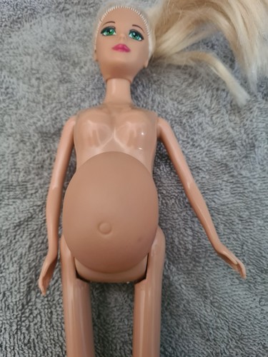 Pregnant plastic fashion doll - plastic,