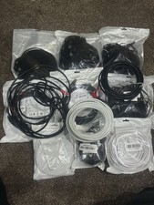 Mixed Lot 11x Ethernet LAN Cables Cat6 Cat7 Cat8 5-30m Tested RJ45 Network Leads