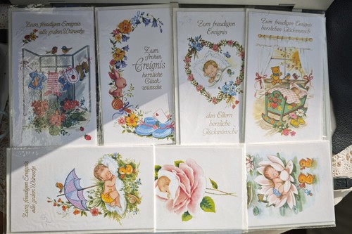 Vintage greeting cards of - *,