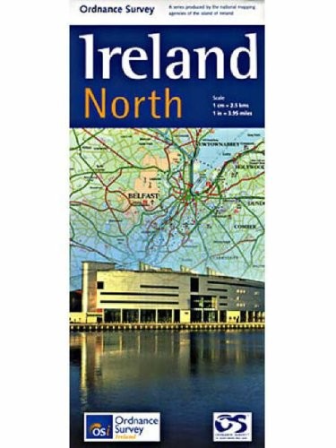 Ireland north holiday map - north,