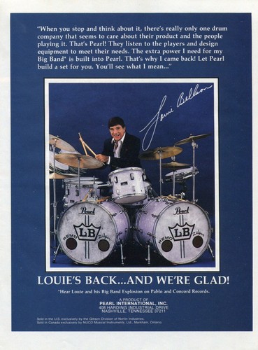 1982 print pearl drum - 1982, ad