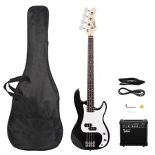 Glarry Electric Bass Guitar with Pickguard 20W Amp Full Accessories Right Hand