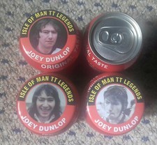 JOEY  DUNLOP ISLE OF MAN TT LEGENDS BADGES X3   55MM  IN  SIZE
