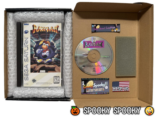 Rayman sega saturn ntsc - rayman, ntsc-u/c