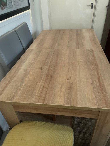 Rectangular wooden dining - wooden,