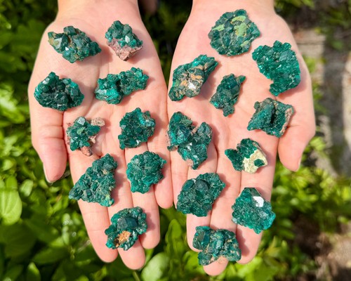 Vivid dioptase crystal - vivid,
