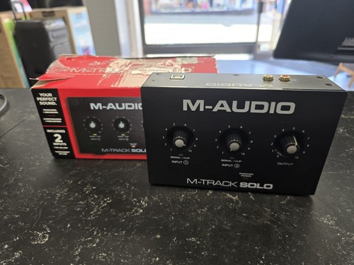 Audio track solo - m-audio, m-track