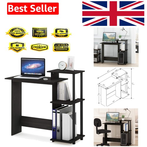 Compact espresso home office - espresso,