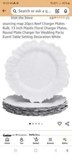 Plates plastic floral - plates,