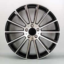 22" turbine black polish alloy