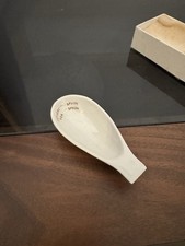 Vintage 80's Tea Bag Holder Spoon Rest Kitchen Plate Dish