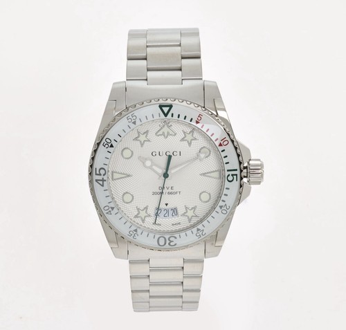 Gucci stainless steel swiss - gucci,