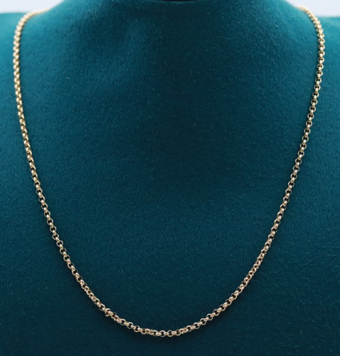 9ct yellow gold fine - 9ct, belcher