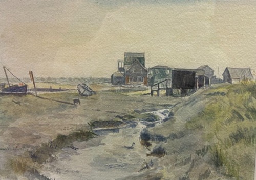 Vintage watercolour painting - vintage,