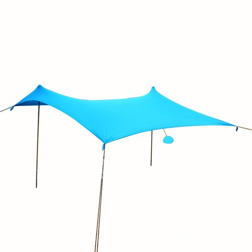 Blue beach sun shelter - beach,