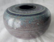 Gorgeous studio pottery sculptural vase, Circa mid century modern